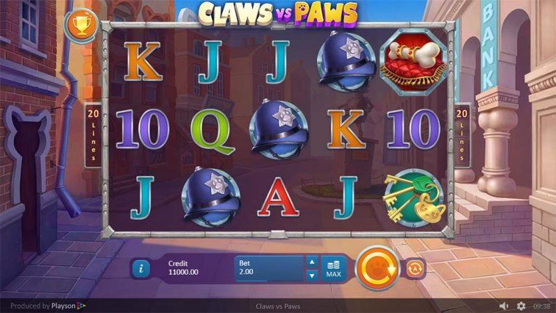 Основные характеристики игры Claws vs Paws