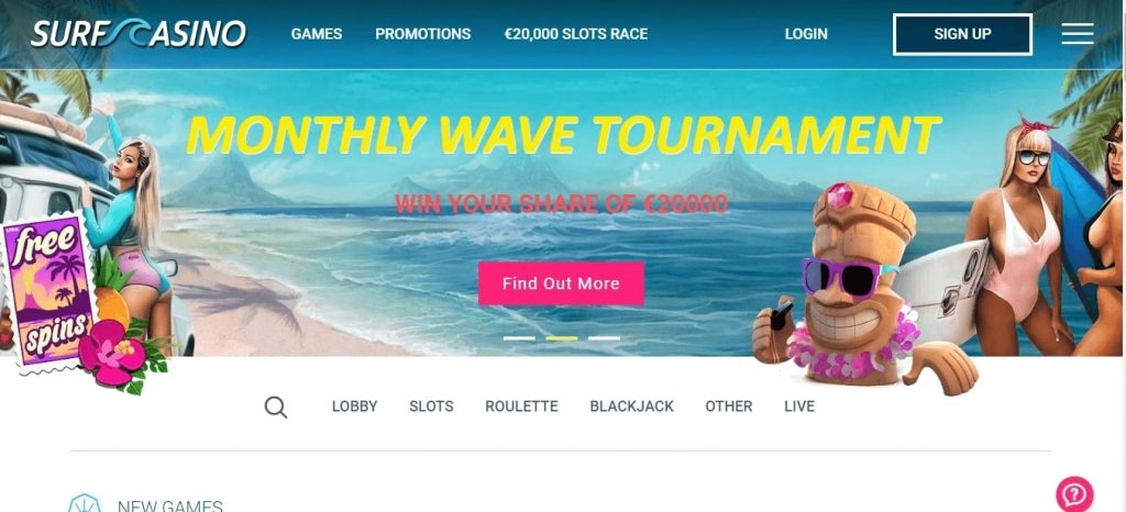 Верификация аккаунта Surf Casino